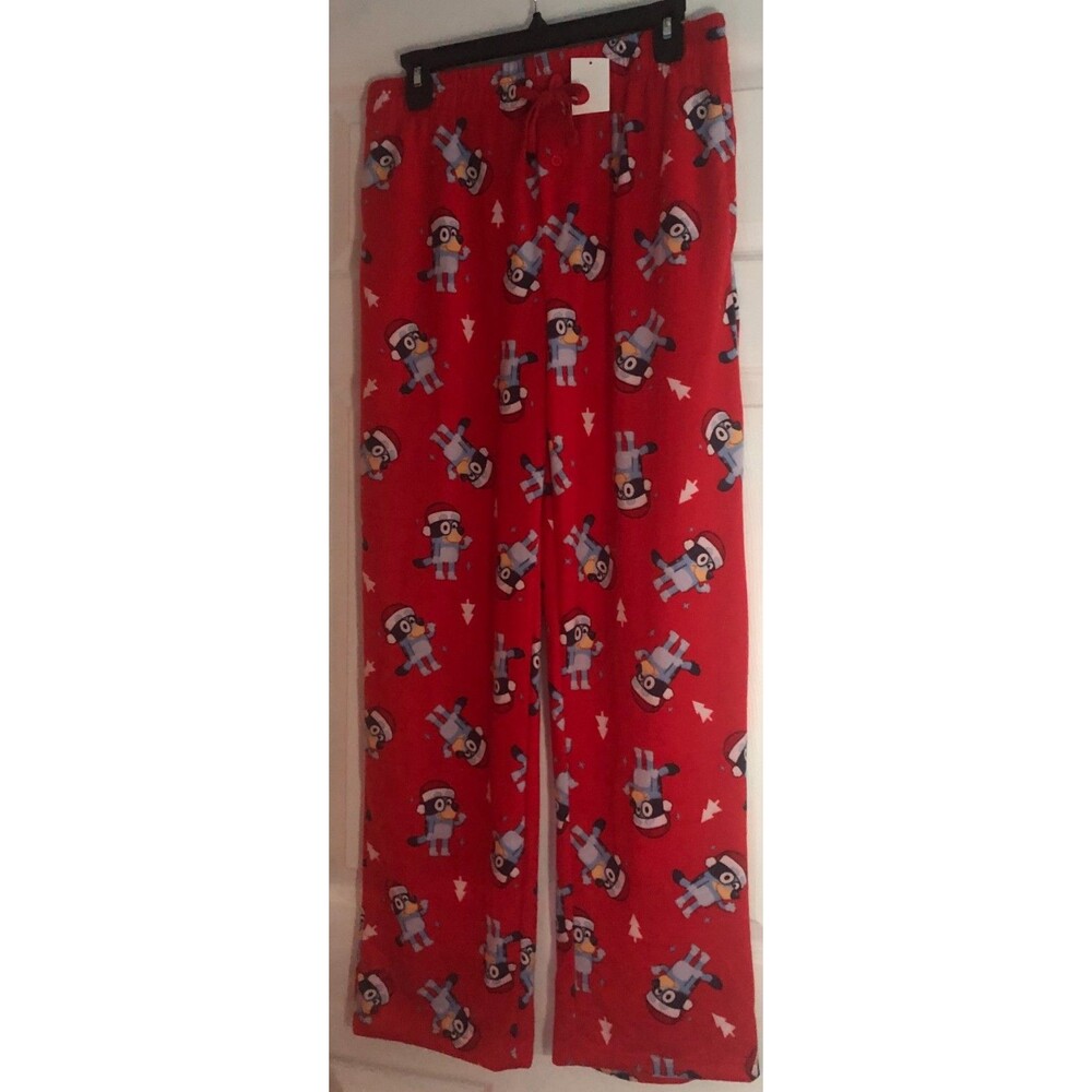Men's Christmas Bluey PJ Pants Size Small NWT B3